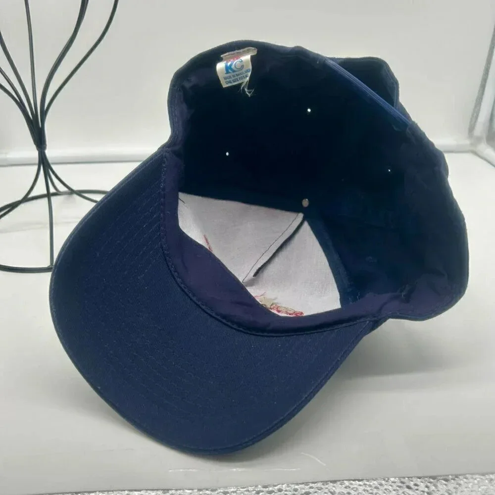 Vintage‎ Y2K Boy Scout Rally Hat Robert E Lee Council Adjustable USA Navy Blue